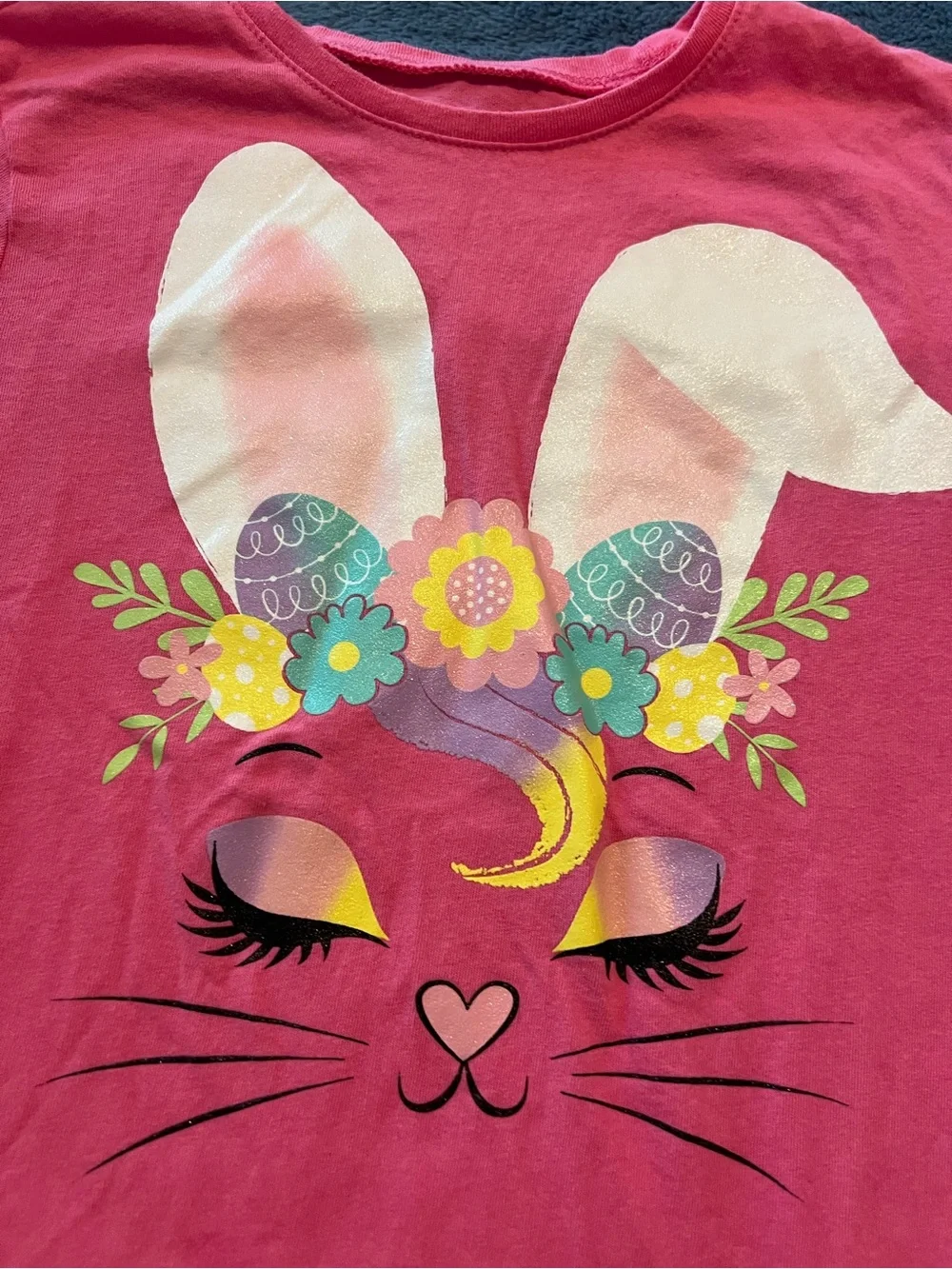 The Children's Place two Girls Graphic Tees - Pink & Mint Unicorn